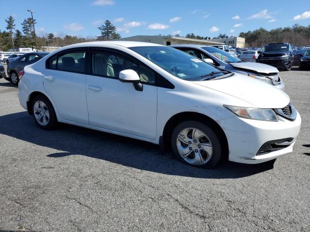 2HGFB2F55DH598060 - 2013 HONDA CIVIC LX WHITE photo 4