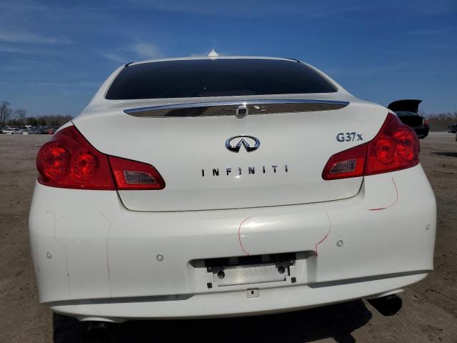 JN1CV6AR4BM412306 - 2011 INFINITI G37 WHITE photo 6