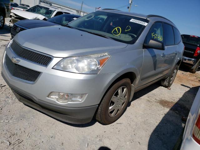 1GNKVFEDXCJ267709 - 2012 CHEVROLET TRAVERSE LS SILVER photo 1