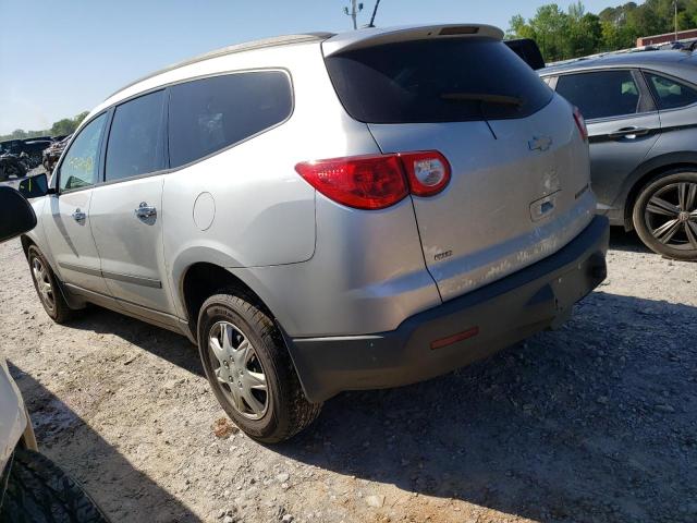 1GNKVFEDXCJ267709 - 2012 CHEVROLET TRAVERSE LS SILVER photo 2