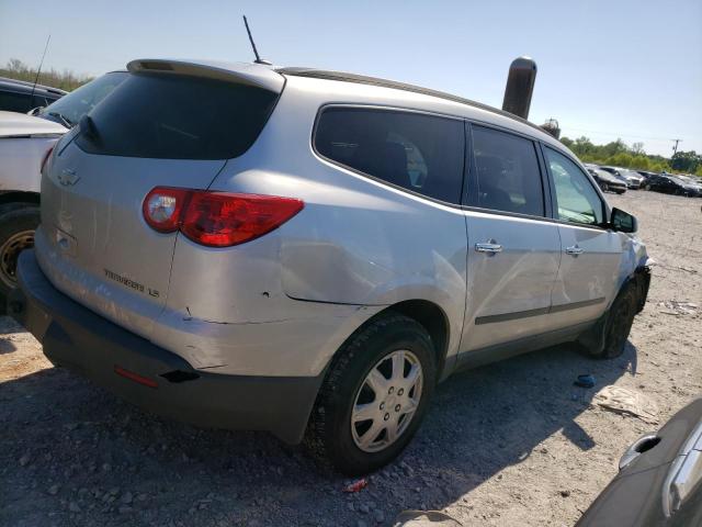 1GNKVFEDXCJ267709 - 2012 CHEVROLET TRAVERSE LS SILVER photo 3