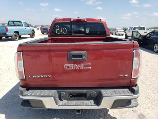 1GTG5CE30G1350592 - 2016 GMC CANYON SLE RED photo 6