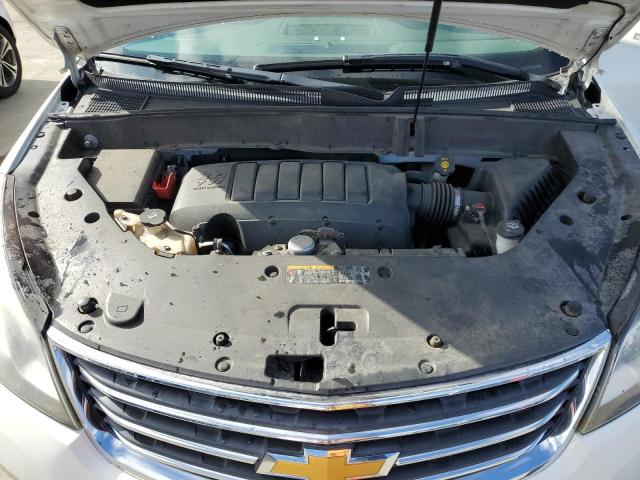 1GNKVLKDXDJ226081 - 2013 CHEVROLET TRAVERSE LTZ WHITE photo 12