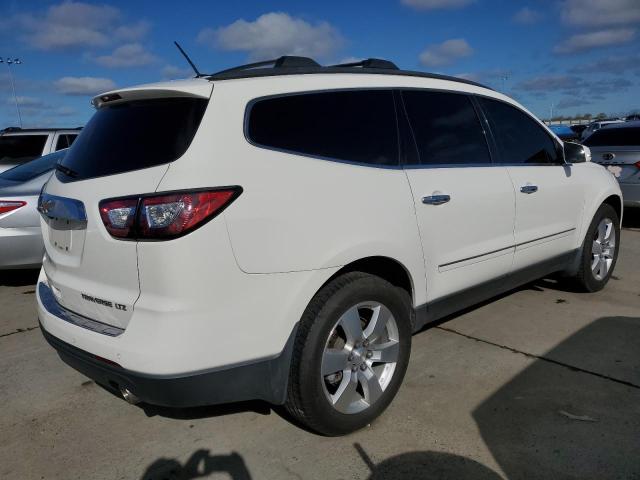 1GNKVLKDXDJ226081 - 2013 CHEVROLET TRAVERSE LTZ WHITE photo 3