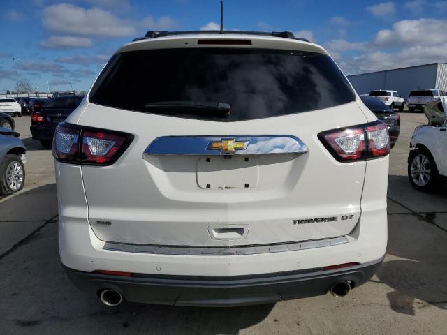 1GNKVLKDXDJ226081 - 2013 CHEVROLET TRAVERSE LTZ WHITE photo 6