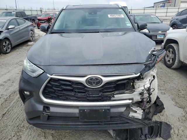 5TDGZRBH6LS040774 - 2020 TOYOTA HIGHLANDER XLE 灰色 照片 5