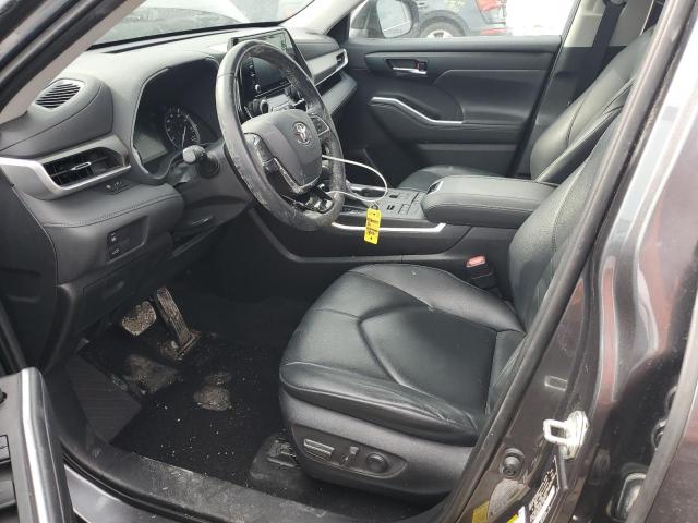 5TDGZRBH6LS040774 - 2020 TOYOTA HIGHLANDER XLE 灰色 照片 7