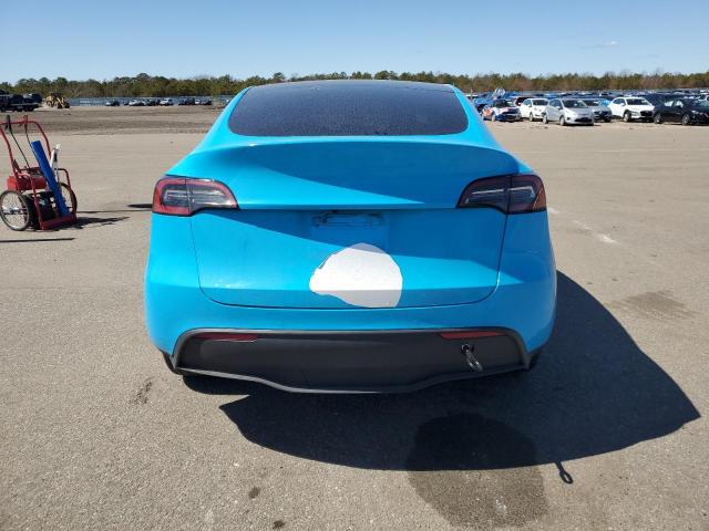 7SAYGDEE0NF363761 - 2022 TESLA MODEL Y BLUE photo 6