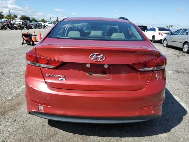 5NPD74LFXJH307121 - 2018 HYUNDAI ELANTRA SE RED photo 6