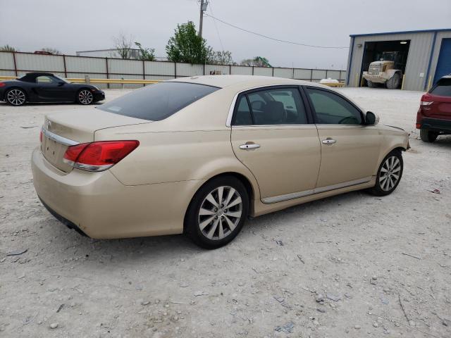 4T1BK3DB0BU387947 - 2011 TOYOTA AVALON BASE 金色 照片 3