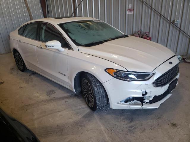 3FA6P0RU3JR210661 - 2018 FORD FUSION TITANIUM/PLATINUM HEV WHITE photo 4