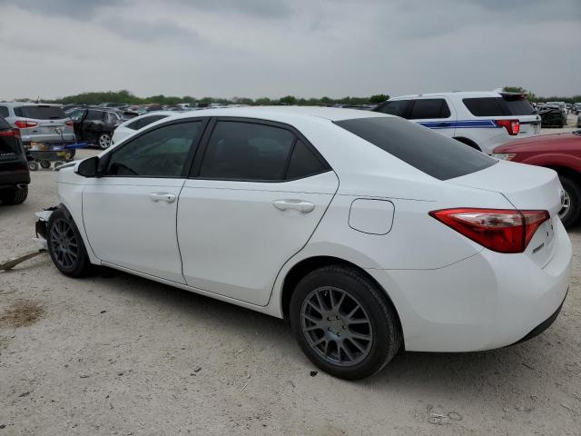 2T1BURHE2JC045708 - 2018 TOYOTA COROLLA L WHITE photo 2