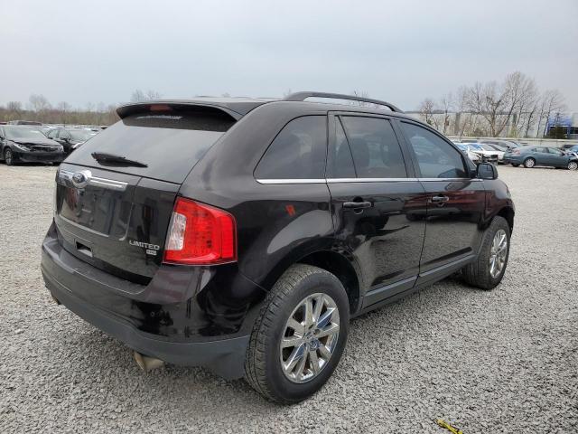 2FMDK4KC9DBC46569 - 2013 FORD EDGE LIMITED BLACK photo 3