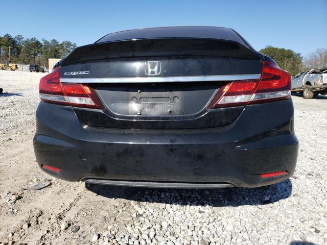 19XFB2F52EE077423 - 2014 HONDA CIVIC LX BLACK photo 6