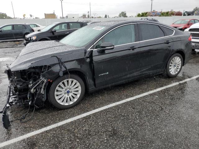 3FA6P0LU5ER142216 - 2014 FORD FUSION SE HYBRID BLACK photo 1