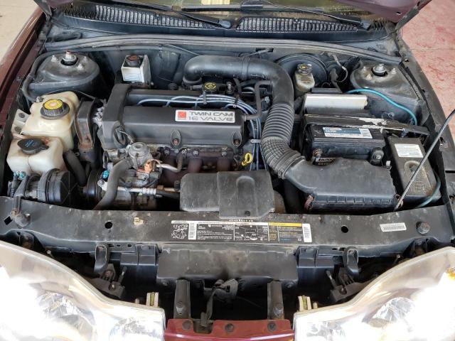 1G8ZY12792Z184900 - 2002 SATURN SC2 BURGUNDY photo 11