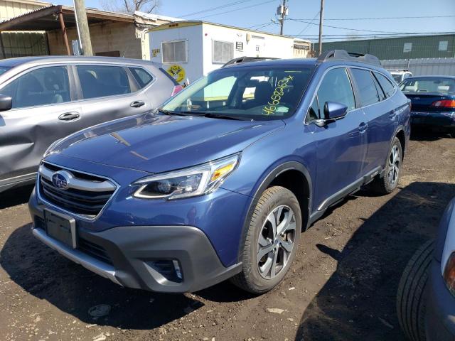 4S4BTGND9M3117242 - 2021 SUBARU OUTBACK LIMITED XT BLUE photo 1