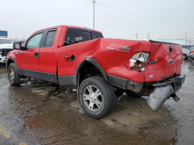 1FTPX14515NA03991 - 2005 FORD F150 RED photo 2