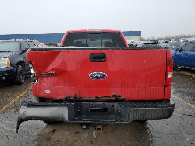 1FTPX14515NA03991 - 2005 FORD F150 RED photo 6