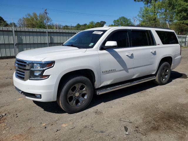 1GNSKJKC6FR684595 - 2015 CHEVROLET SUBURBAN K1500 LT WHITE photo 1