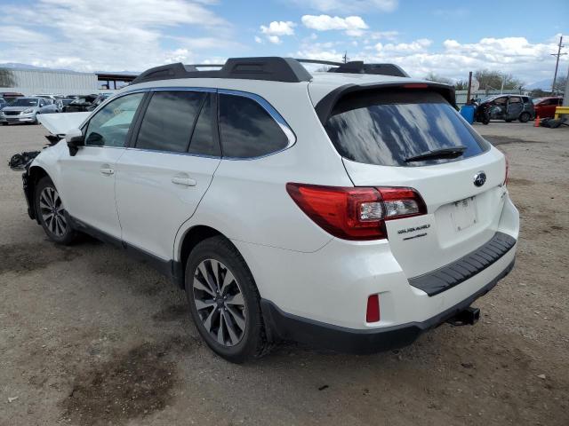 4S4BSALC9G3222197 - 2016 SUBARU OUTBACK 2.5I LIMITED WHITE photo 2