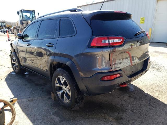 1C4PJMBS4EW186261 - 2014 JEEP CHEROKEE TRAILHAWK 灰色 照片 2