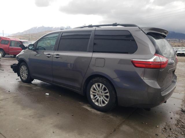 5TDYK3DCXFS688212 - 2015 TOYOTA SIENNA XLE CHARCOAL photo 2