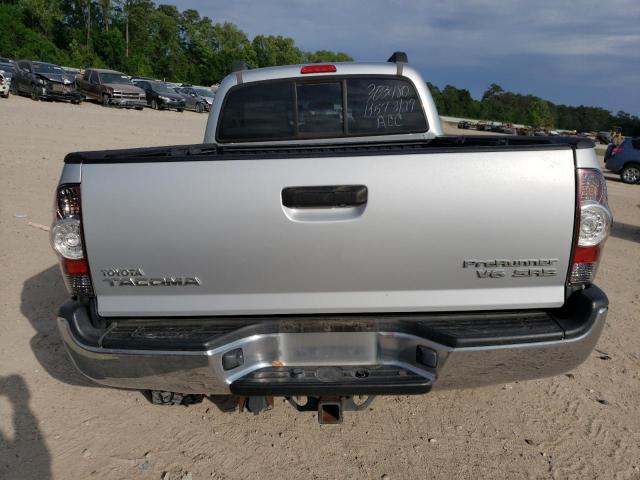 5TFKU4HN1BX001561 - 2011 TOYOTA TACOMA DOUBLE CAB PRERUNNER LONG BED SILVER photo 6