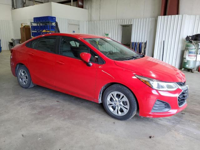 1G1BJ5SM6K7105079 - 2019 CHEVROLET CRUZE RED photo 4