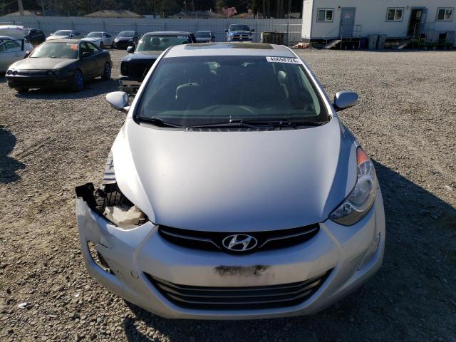 KMHDH4AE7CU246418 - 2012 HYUNDAI ELANTRA GLS SILVER photo 5