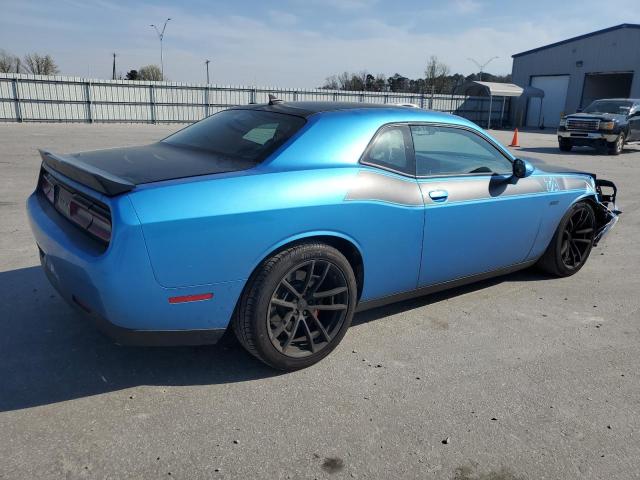 2C3CDZFJ0KH525875 - 2019 DODGE CHALLENGER R/T SCAT PACK BLUE photo 3