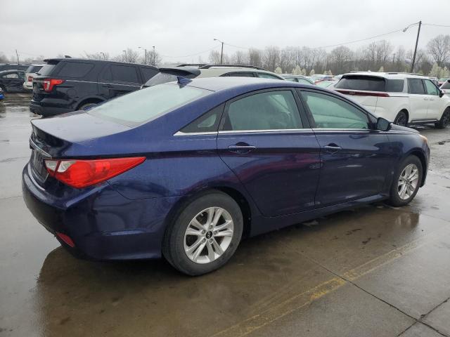 5NPEB4AC5EH929692 - 2014 HYUNDAI SONATA GLS BLUE photo 3