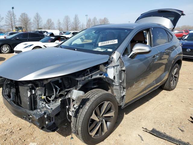JTJBARBZ3J2155196 - 2018 LEXUS NX 300 BASE ნაცრისფერი ფოტო 1