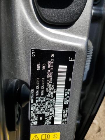 JTJBARBZ3J2155196 - 2018 LEXUS NX 300 BASE ნაცრისფერი ფოტო 13