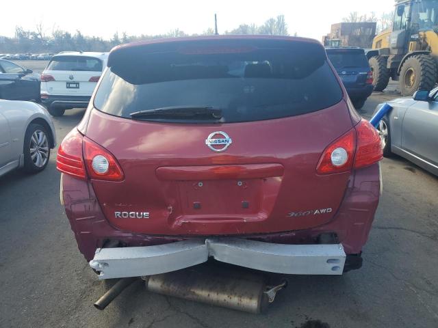 JN8AS5MV8AW118432 - 2010 NISSAN ROGUE S RED photo 6
