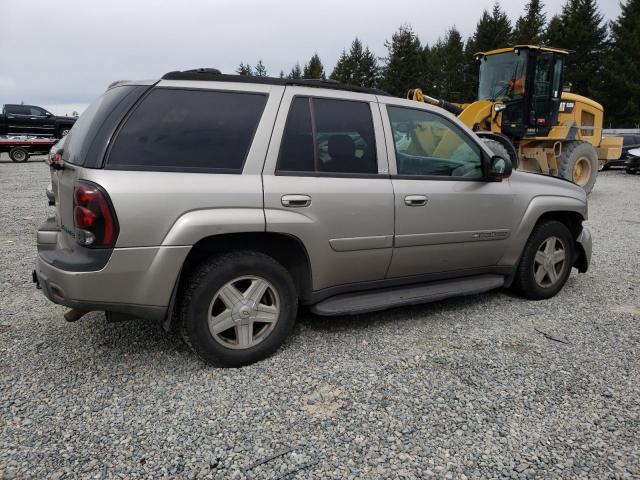 1GNDT13S722382571 - 2002 CHEVROLET TRAILBLAZE SILVER photo 3