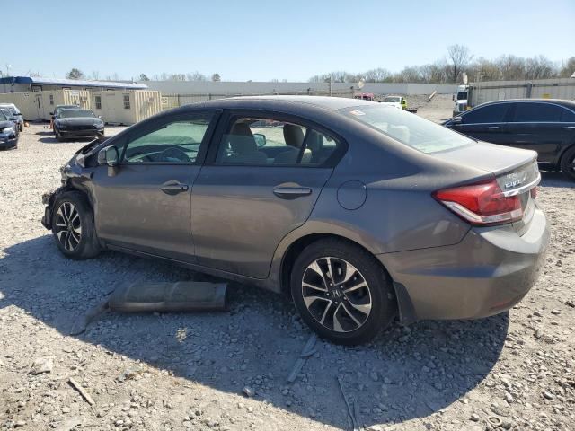 19XFB2F81DE037407 - 2013 HONDA CIVIC EX GRAY photo 2