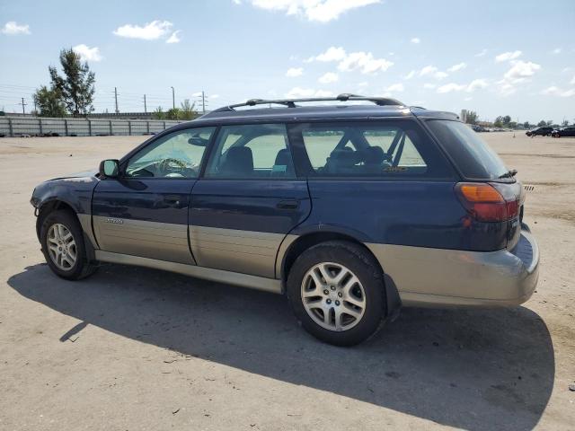 4S3BH675347605925 - 2004 SUBARU LEGACY OUTBACK AWP BLUE photo 2