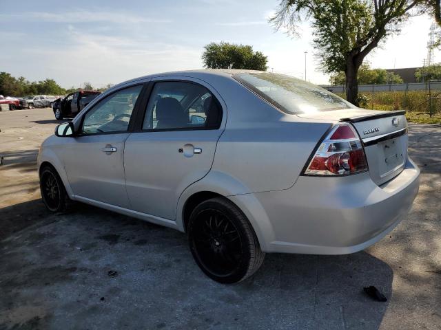 KL1TG56EX9B388274 - 2009 CHEVROLET AVEO LT SILVER photo 2