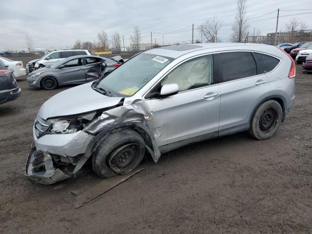 2HKRM4H70CH103205 - 2012 HONDA CR-V EXL GRAY photo 1