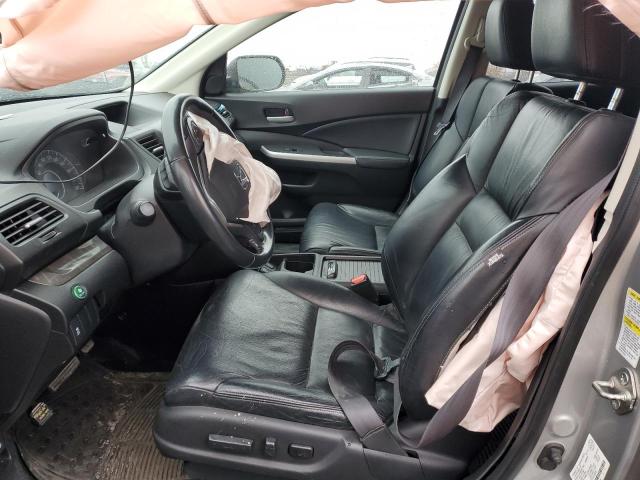 2HKRM4H70CH103205 - 2012 HONDA CR-V EXL GRAY photo 7