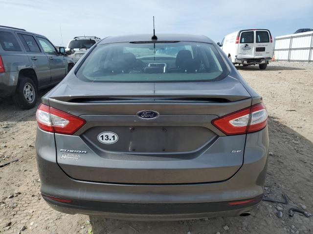 1FA6P0H76E5375429 - 2014 FORD FUSION SE CHARCOAL photo 6