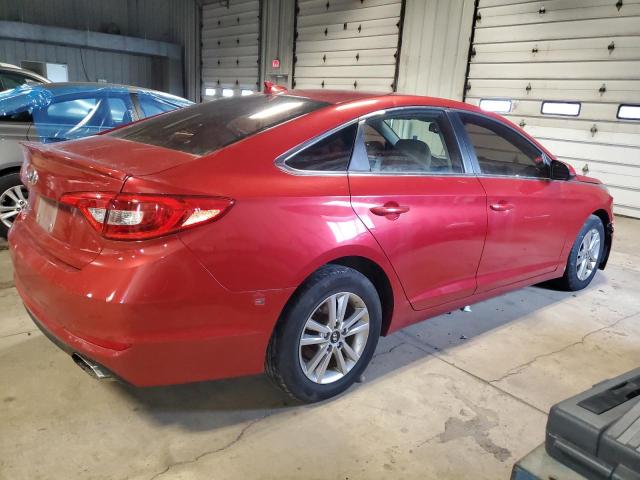 5NPE24AF1HH594901 - 2017 HYUNDAI SONATA SE RED photo 3