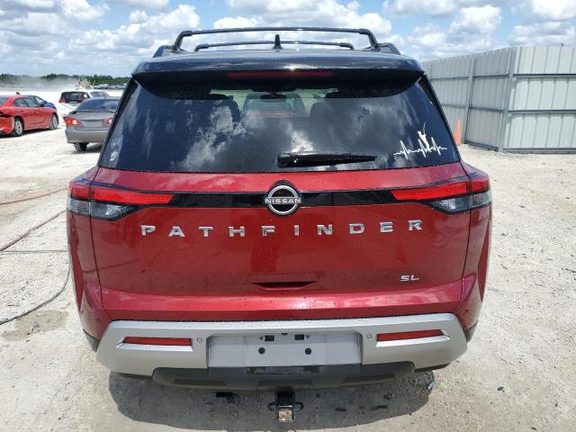 5N1DR3CA3NC249925 - 2022 NISSAN PATHFINDER SL RED photo 6