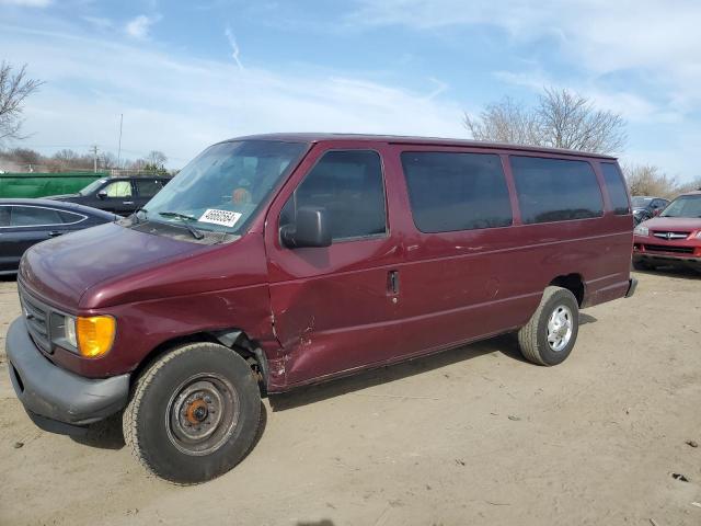 1FBSS31L97DA78412 - 2007 FORD ECONOLINE E350 SUPER DUTY WAGON BURGUNDY photo 1