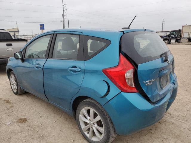 3N1CE2CP3FL356329 - 2015 NISSAN VERSA NOTE S TURQUOISE photo 2