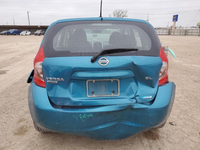 3N1CE2CP3FL356329 - 2015 NISSAN VERSA NOTE S TURQUOISE photo 6