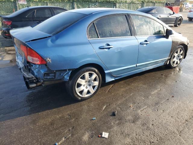 1HGFA16576L065050 - 2006 HONDA CIVIC LX BLUE photo 3