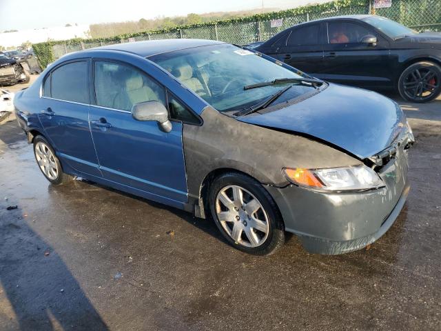 1HGFA16576L065050 - 2006 HONDA CIVIC LX BLUE photo 4