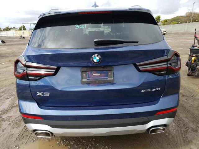 5UX43DP00P9N98181 - 2023 BMW X3 SDRIVE30I BLUE photo 6